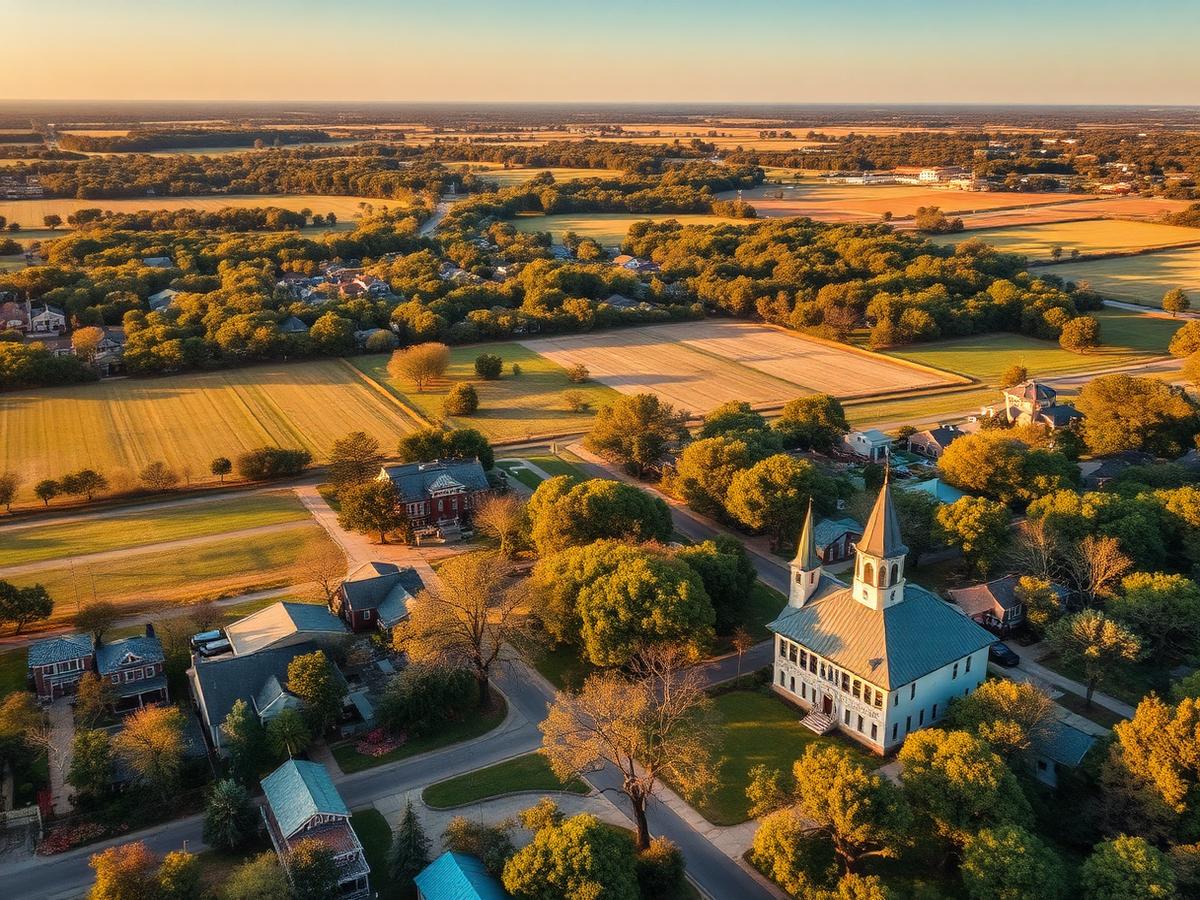 Monticello, FL aerial view